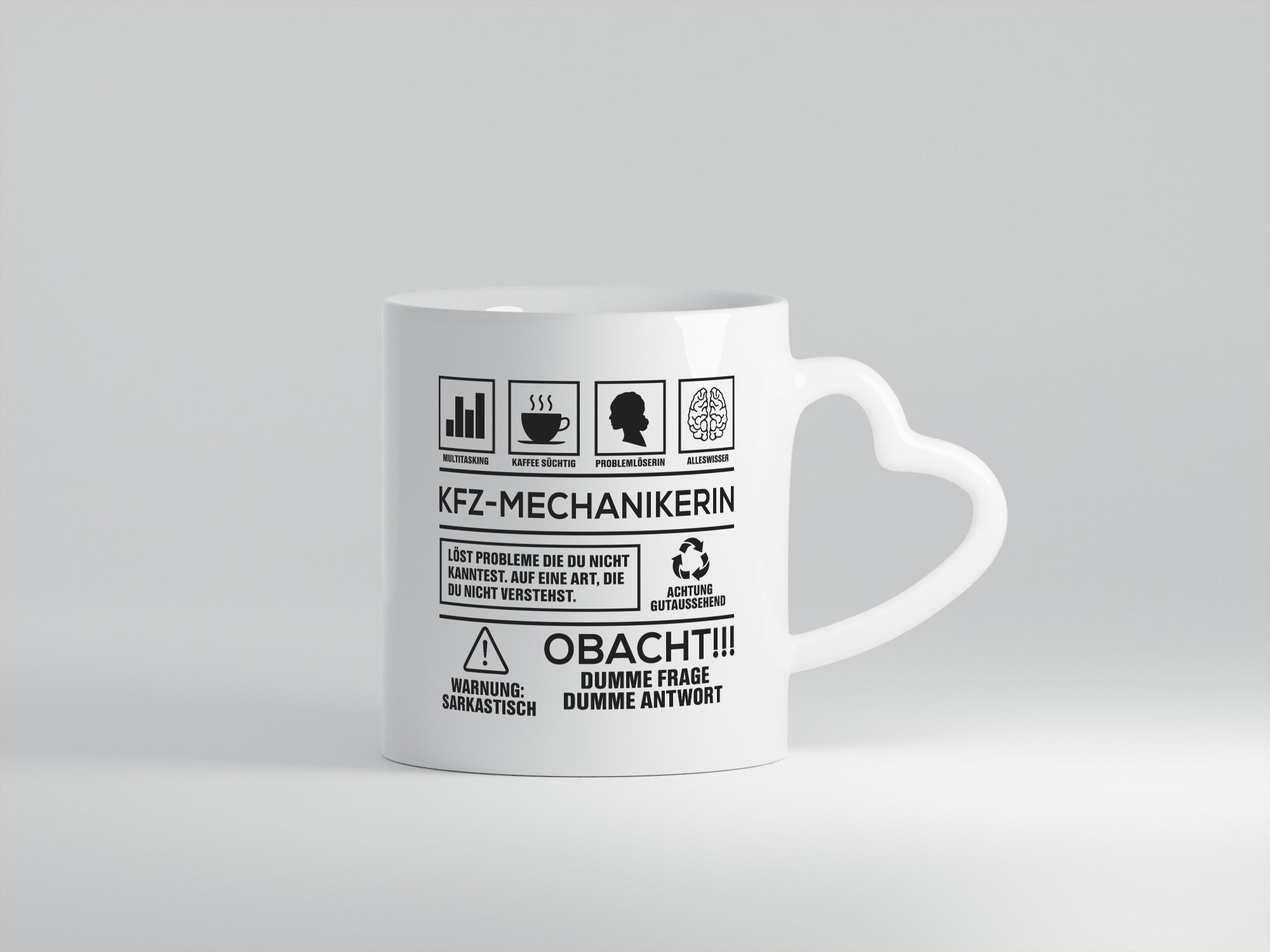 Achtung Probleme KFZ-Mechanikerin | Mechaniker KFZ Geschenk Humor Geschenkidee