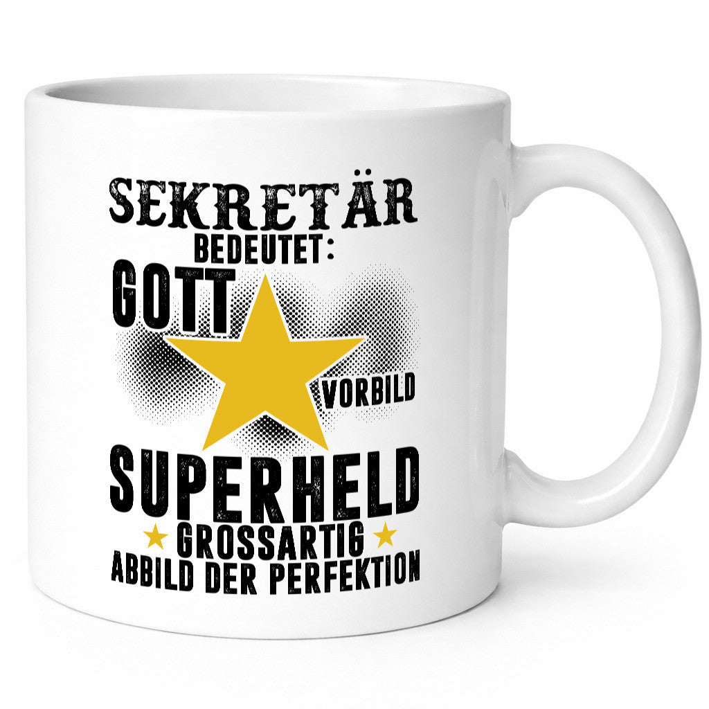 Bedeutung von Sekretär | Büro Geschenk Arbeit Kollegen lustiger Spruch Tasse