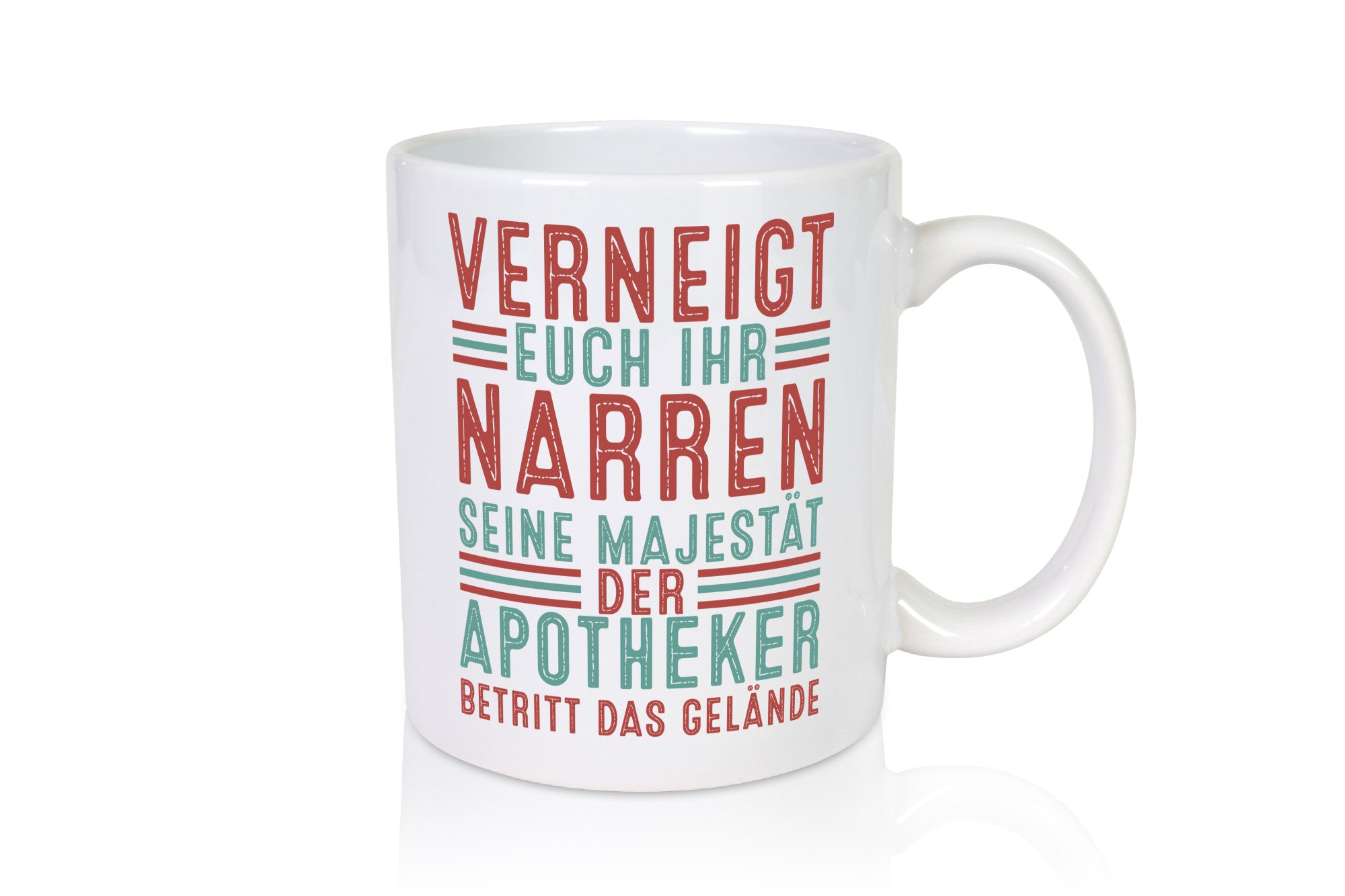 Verneigt euch: Apotheker | Apotheke Pharmazie Geschenkidee Humor Tasse