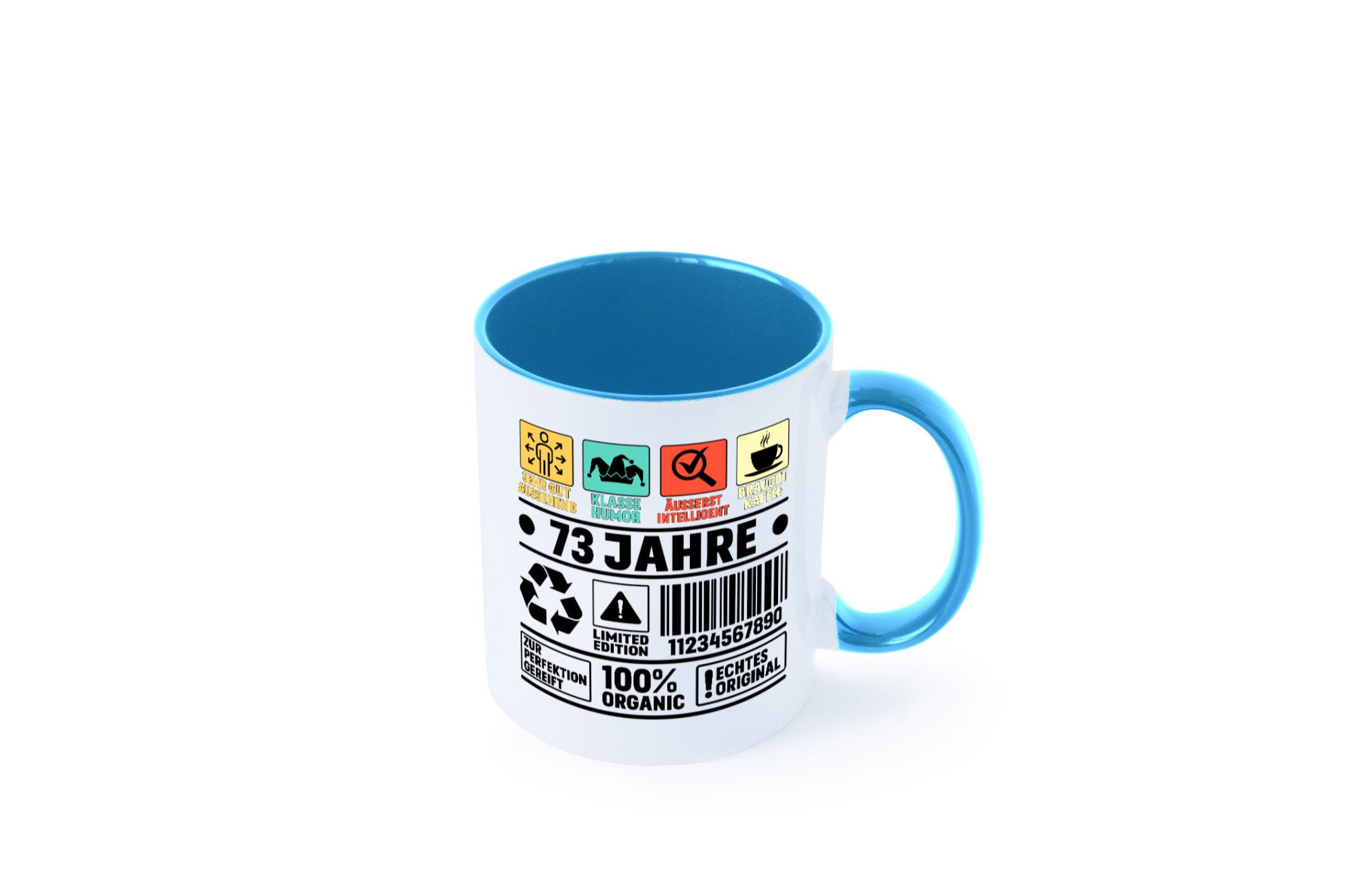 73. Geburtstag | 73 Jahre Humor Limited Edition Geschenkidee Tasse