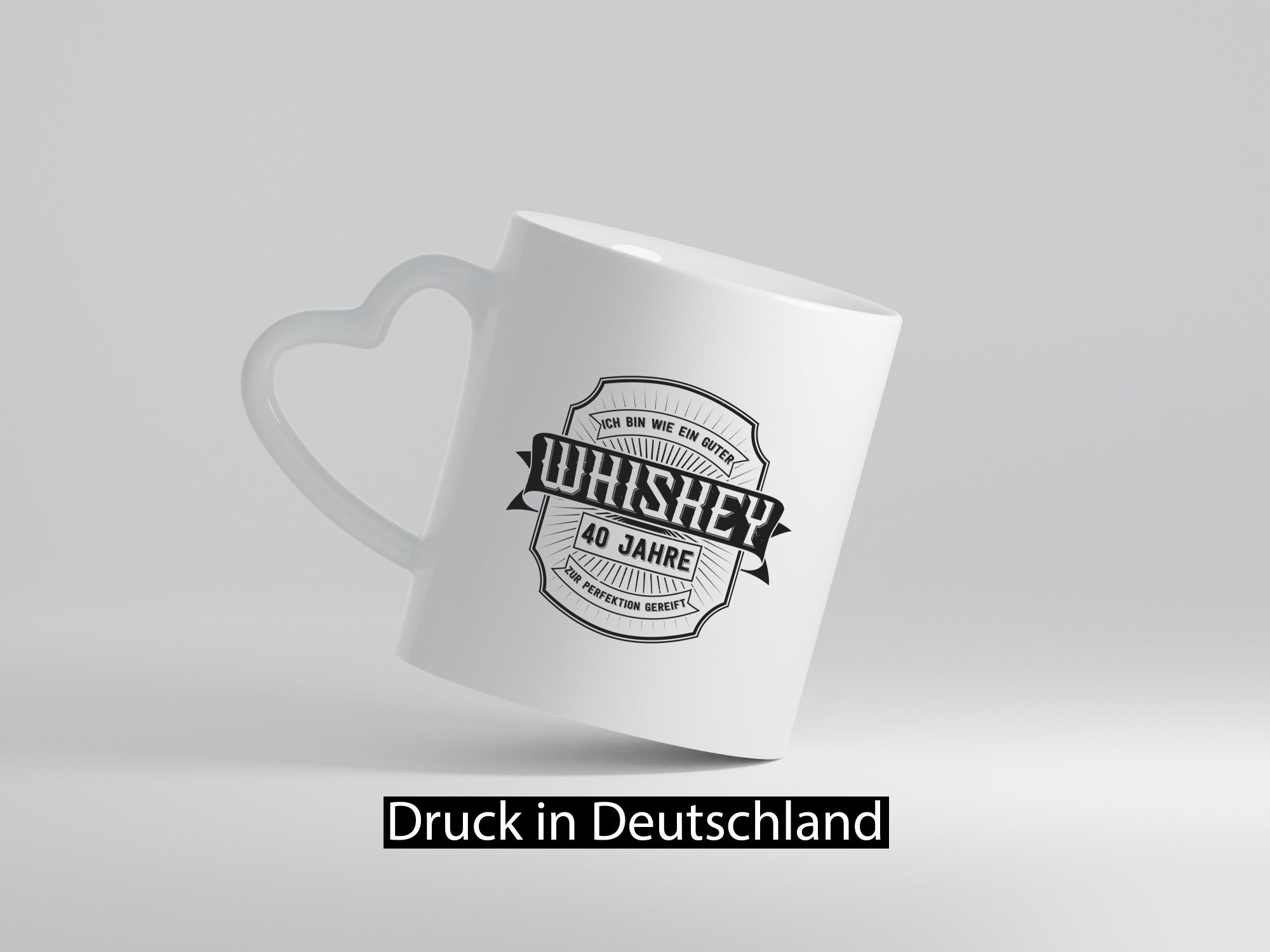 Guter Whisher | 40 Jahre Emblem lustiger Spruch Geschenk Humor Geschenkidee