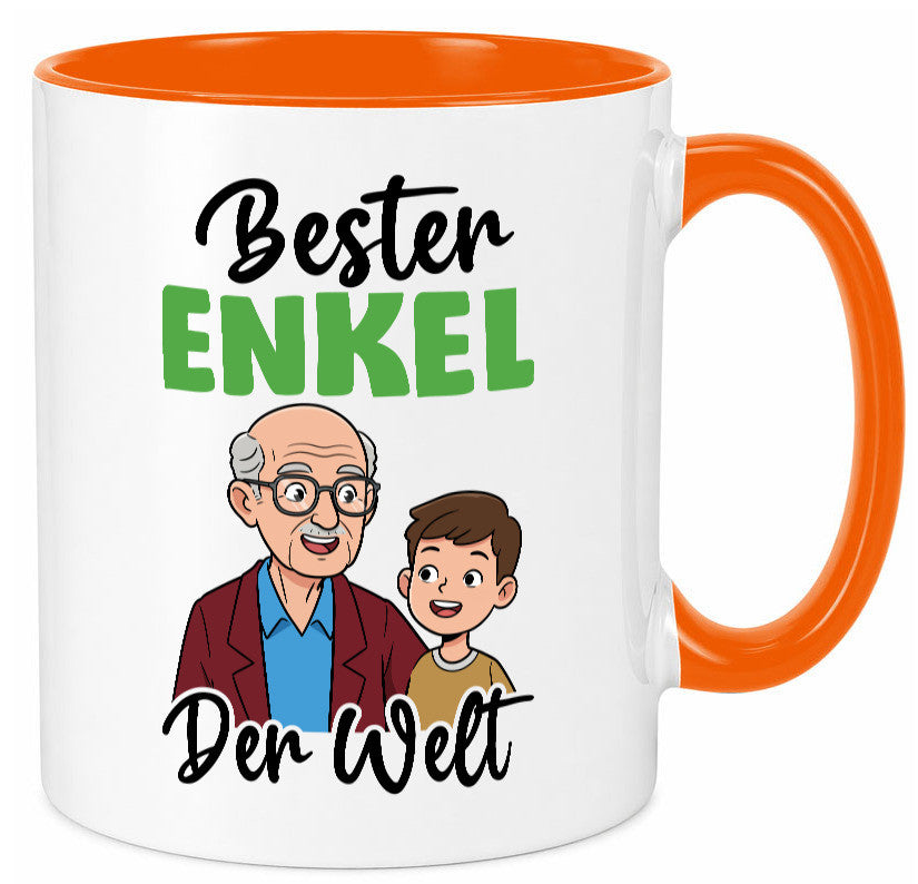 Bester Enkel | Großmutter Großvater Oma Opa lustiger Spruch Geschenk Familie