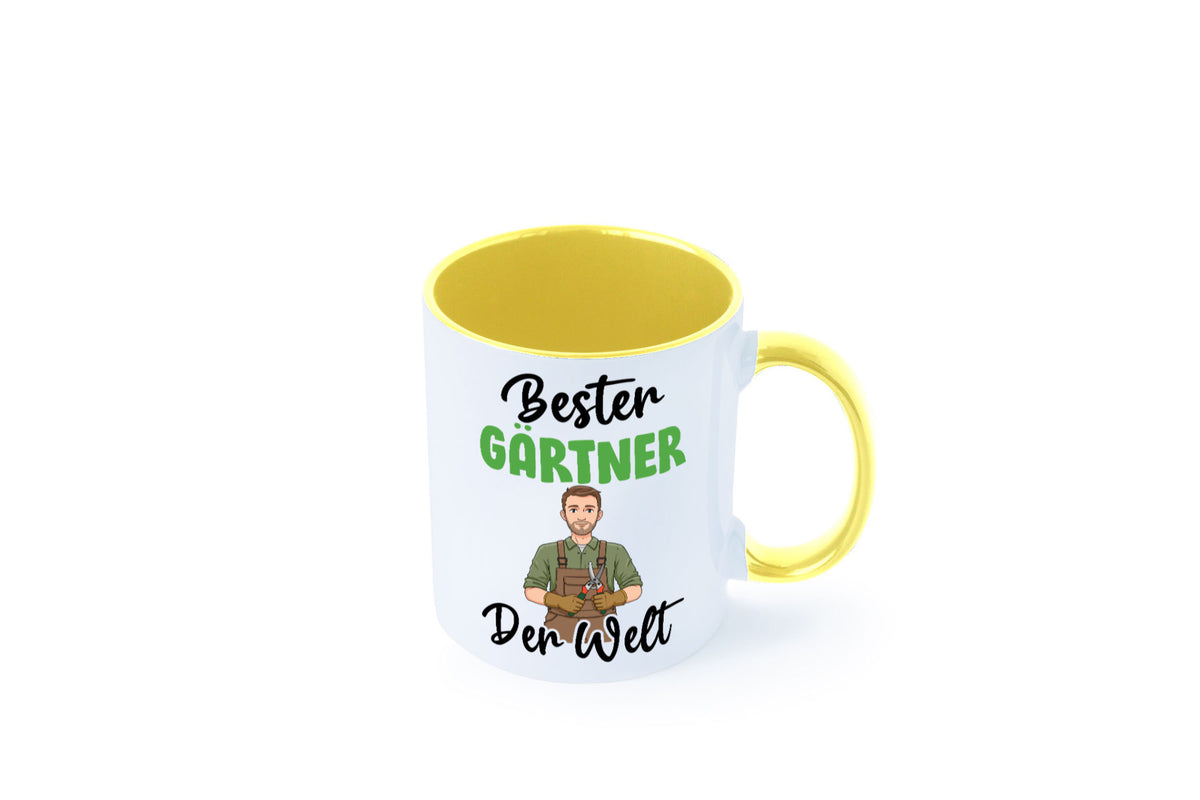 Bester Gärtner | Gartenbau v2 Geschenk Humor Geschenkidee lustiger Spruch Tasse