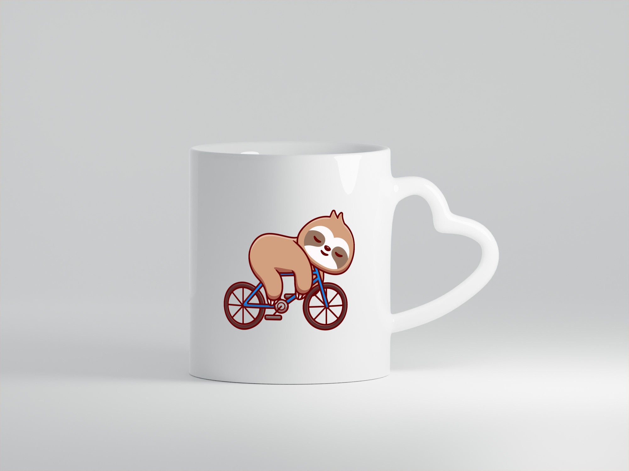 Faultier Tasse | Fahrrad Sportmuffel Fahrradmotiv lustig Tierliebhaber Humor