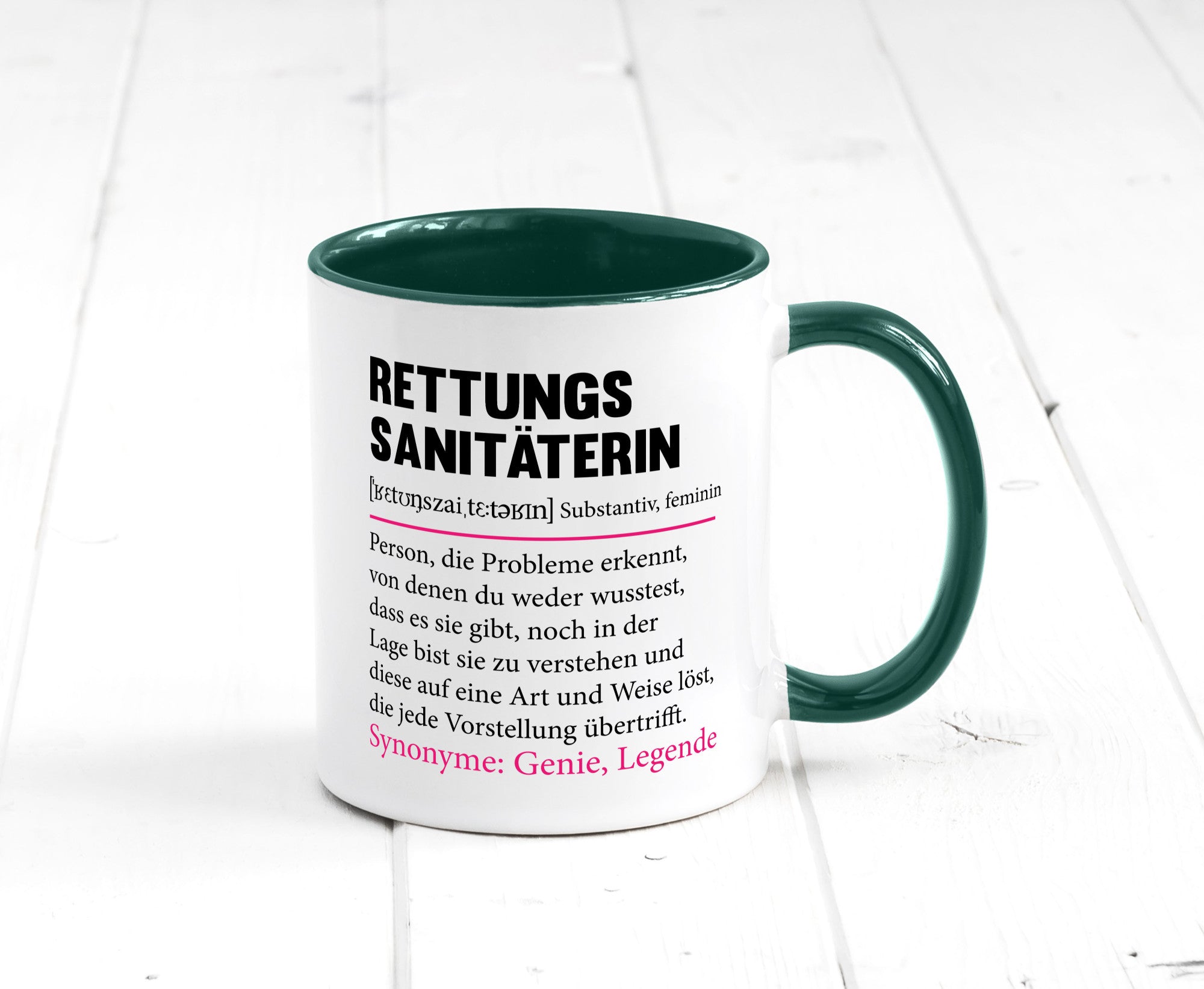 Rettungssanitäterin | Beruf Sanitäter Spruch v2 Humor Arbeit Kollegen Büro