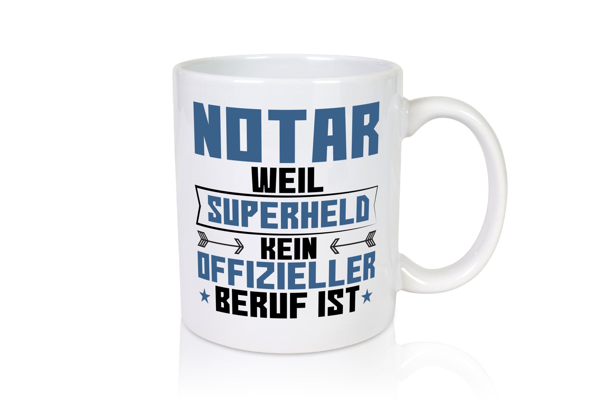 Superheld Notar | Jurist lustiger Spruch Geschenk Humor Geschenkidee Tasse