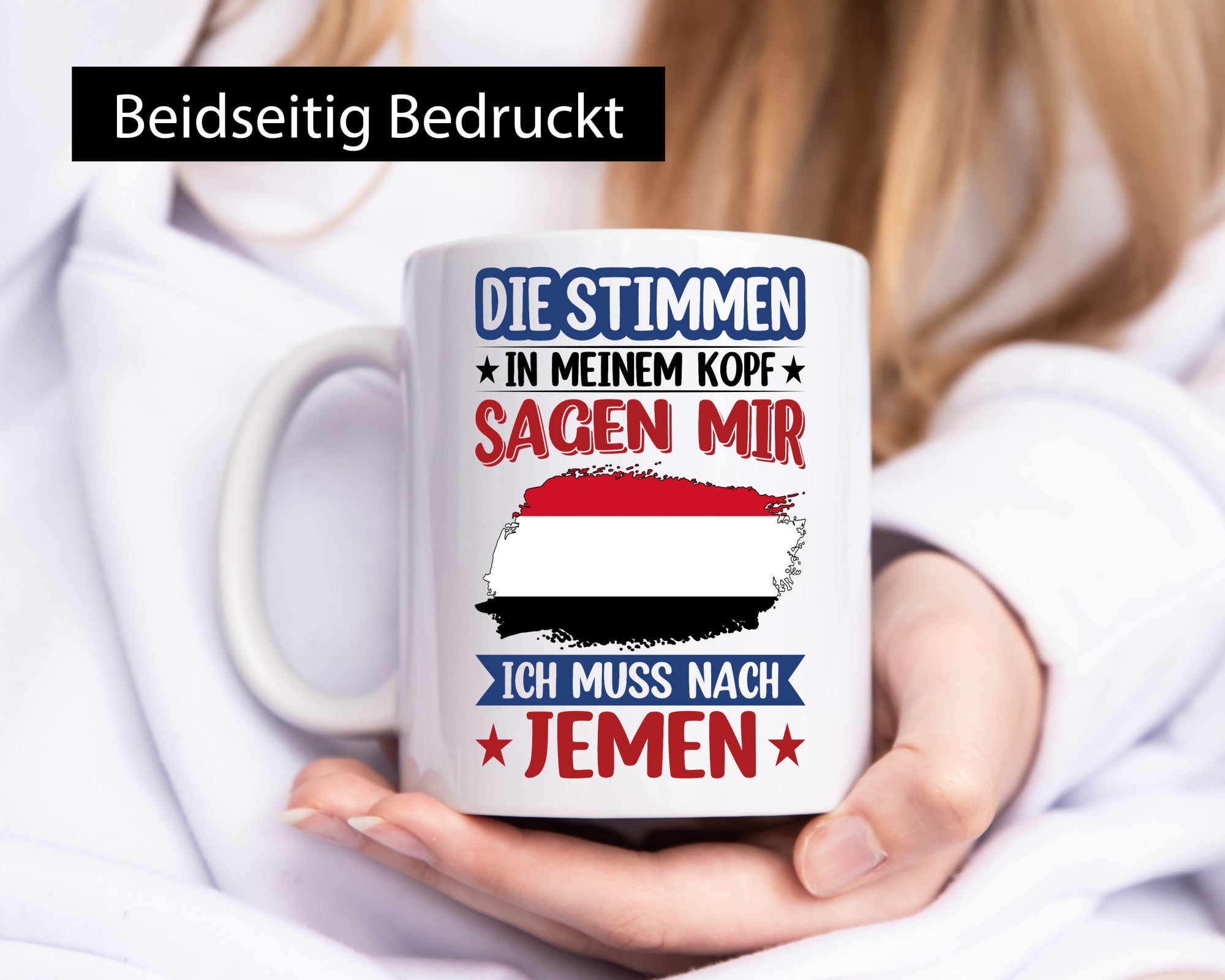 Jemen | Urlaub Stimmen in meinem Kopf Traumland Geschenk Humor Geschenkidee