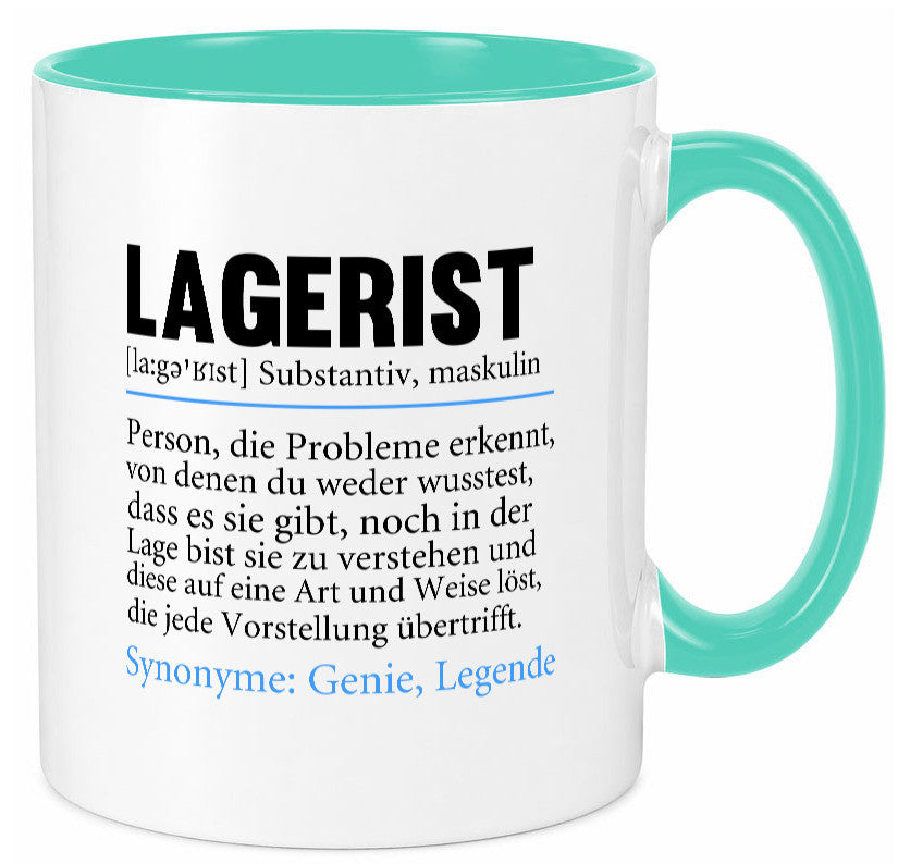 Lagerist | Spruch Beruf Lageristen Lager Arbeiter lustiger Geschenk Arbeit Tasse