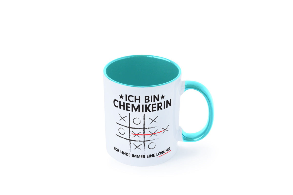 Lösung finden: Chemikerin | Chemie Labor v2 Humor Geschenkidee Tasse