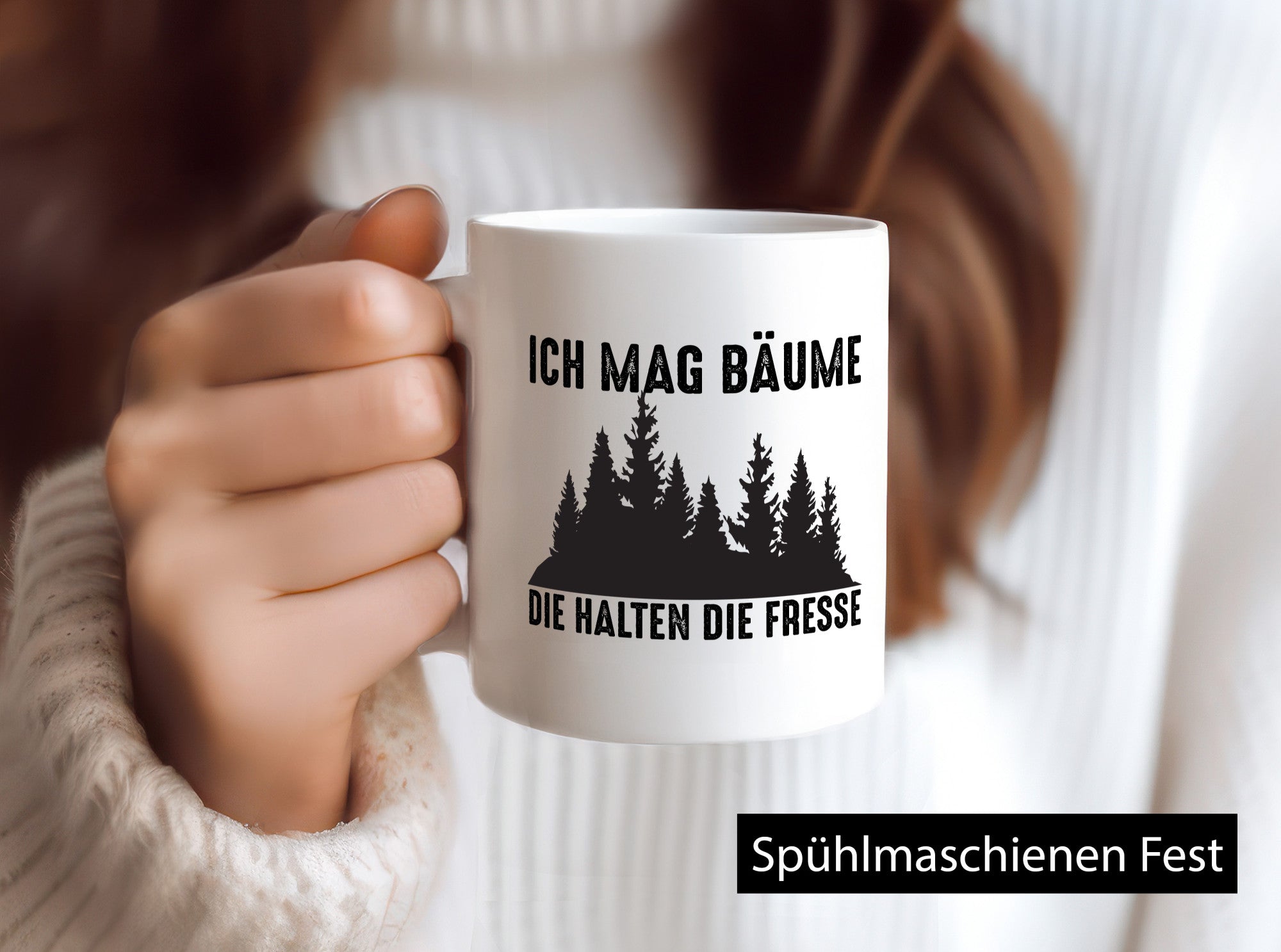 Ich mag Bäume | Wald Die halten Fresse Geschenk Humor Geschenkidee lustiger