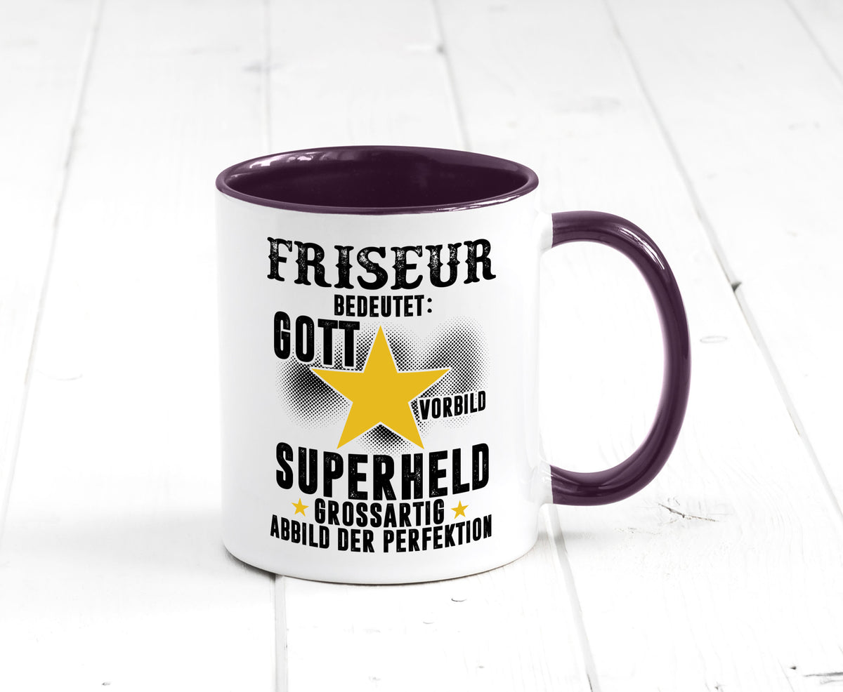 Bedeutung von Friseur | Frisör lustiger Spruch Geschenk Humor Geschenkidee Tasse