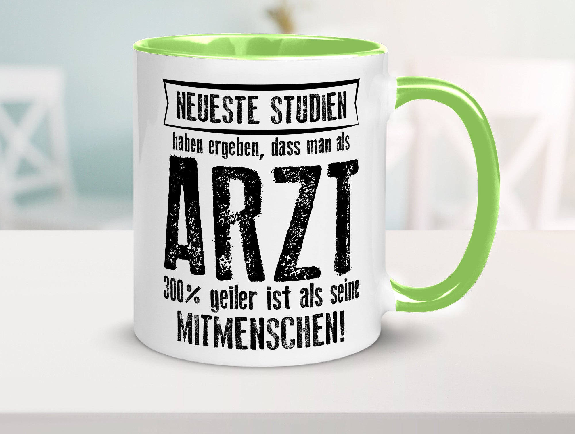 Neuste Studien: Arzt | Medizin Doktor Facharzt Geschenkidee Humor Tasse