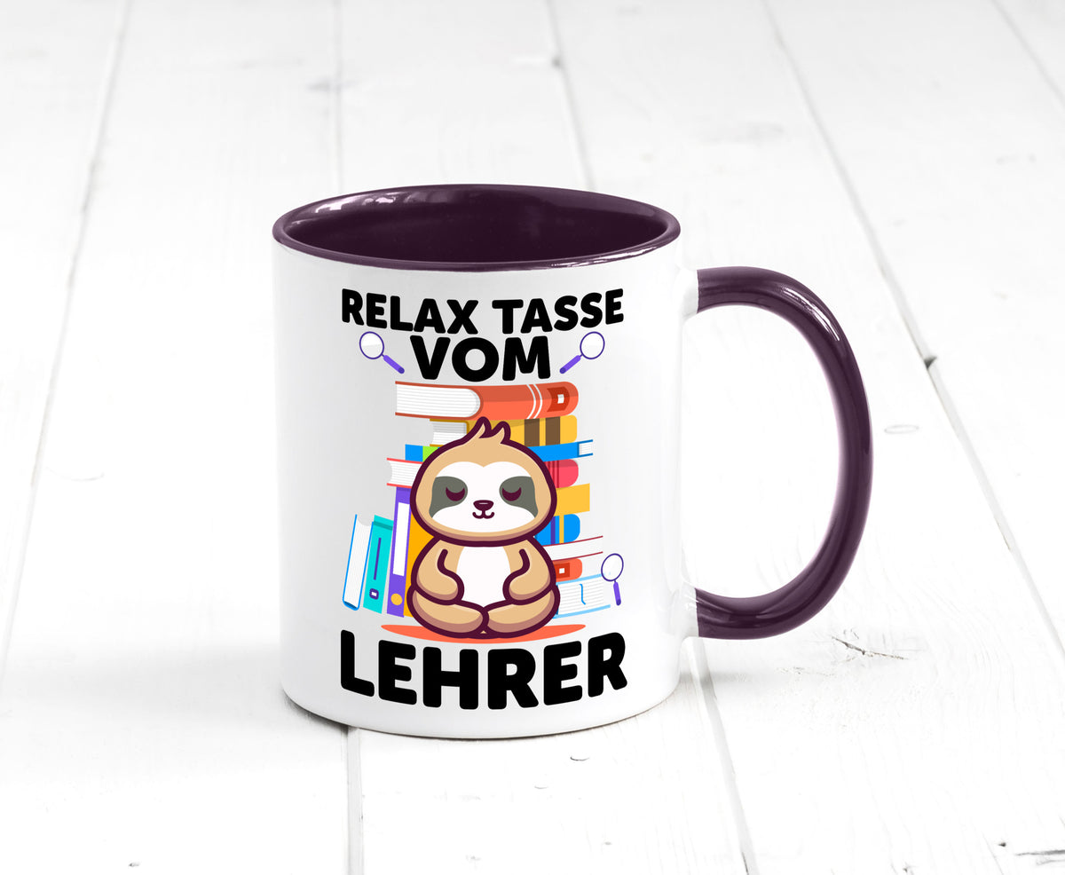 Relax Tasse: Lehrer | Schule Beruf Schüler lustiger Spruch Geschenk Arbeit