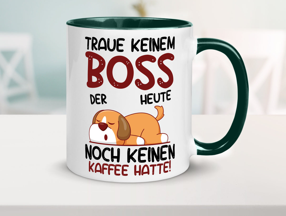 Traue keinem Boss | Führungskraft Vorgesetzter Geschenkidee Humor Tasse