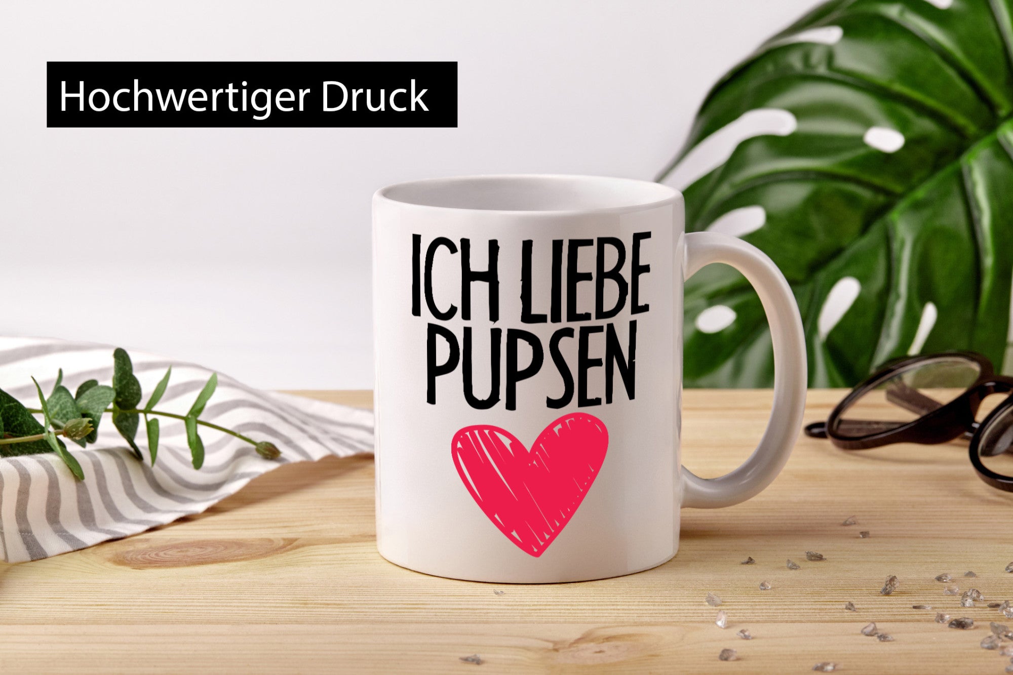Ich liebe Pupsen Geschenkidee Humor Tasse
