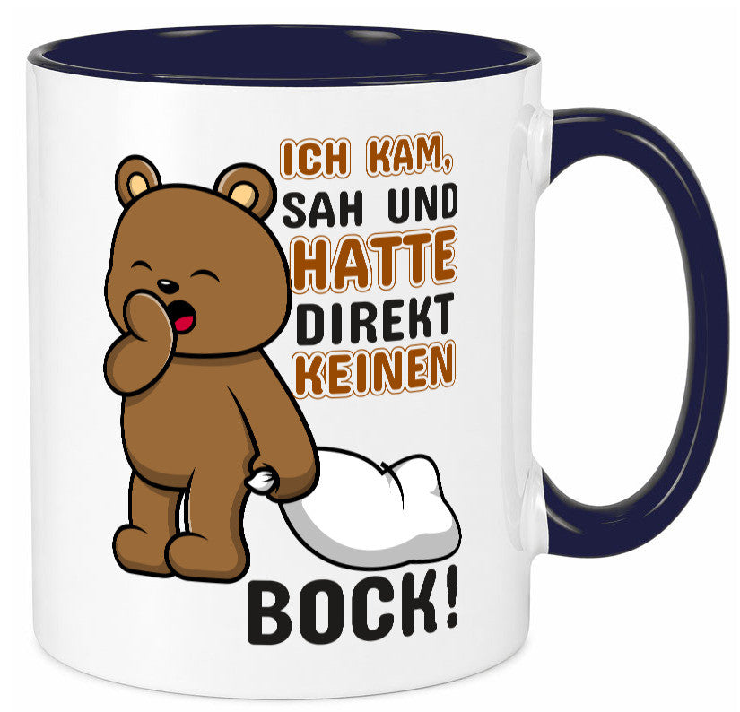 Direkt keinen Bock! | Büro Faultier Morgenmuffel Geschenk Arbeit Kollegen