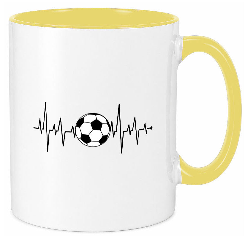 Fußball Herzschlag | Fussballer Verein Sport Team Geschenk Humor Geschenkidee