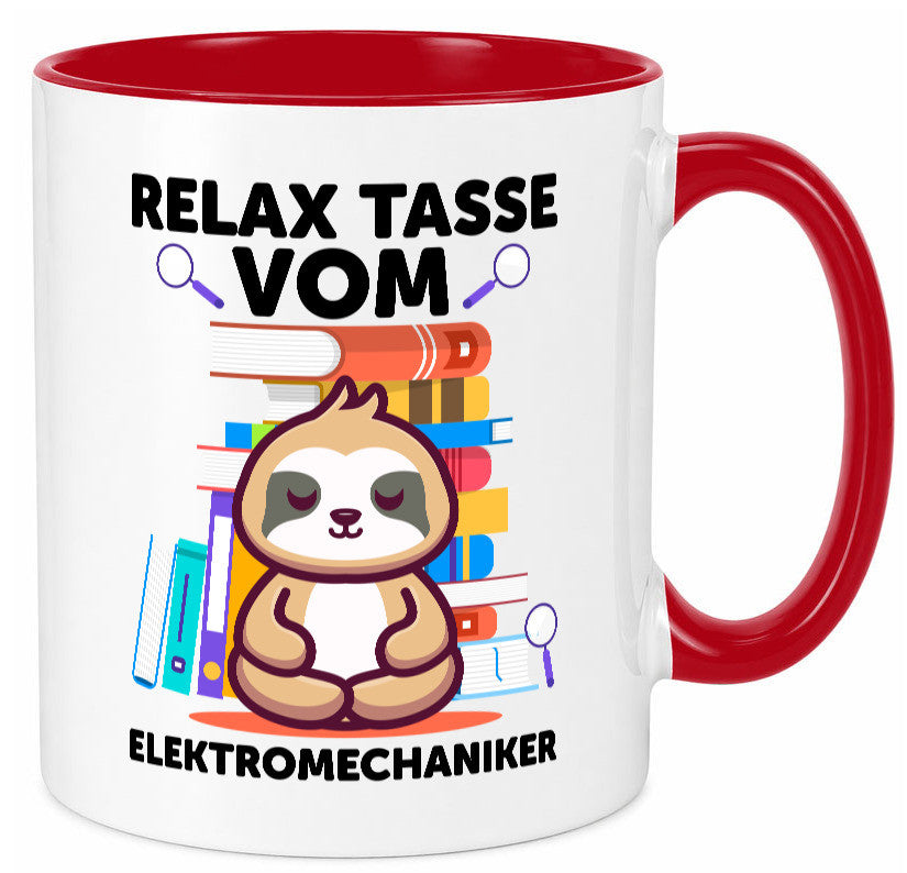 Relax Tasse: Elektromechaniker | Mechaniker Geschenk Humor Geschenkidee
