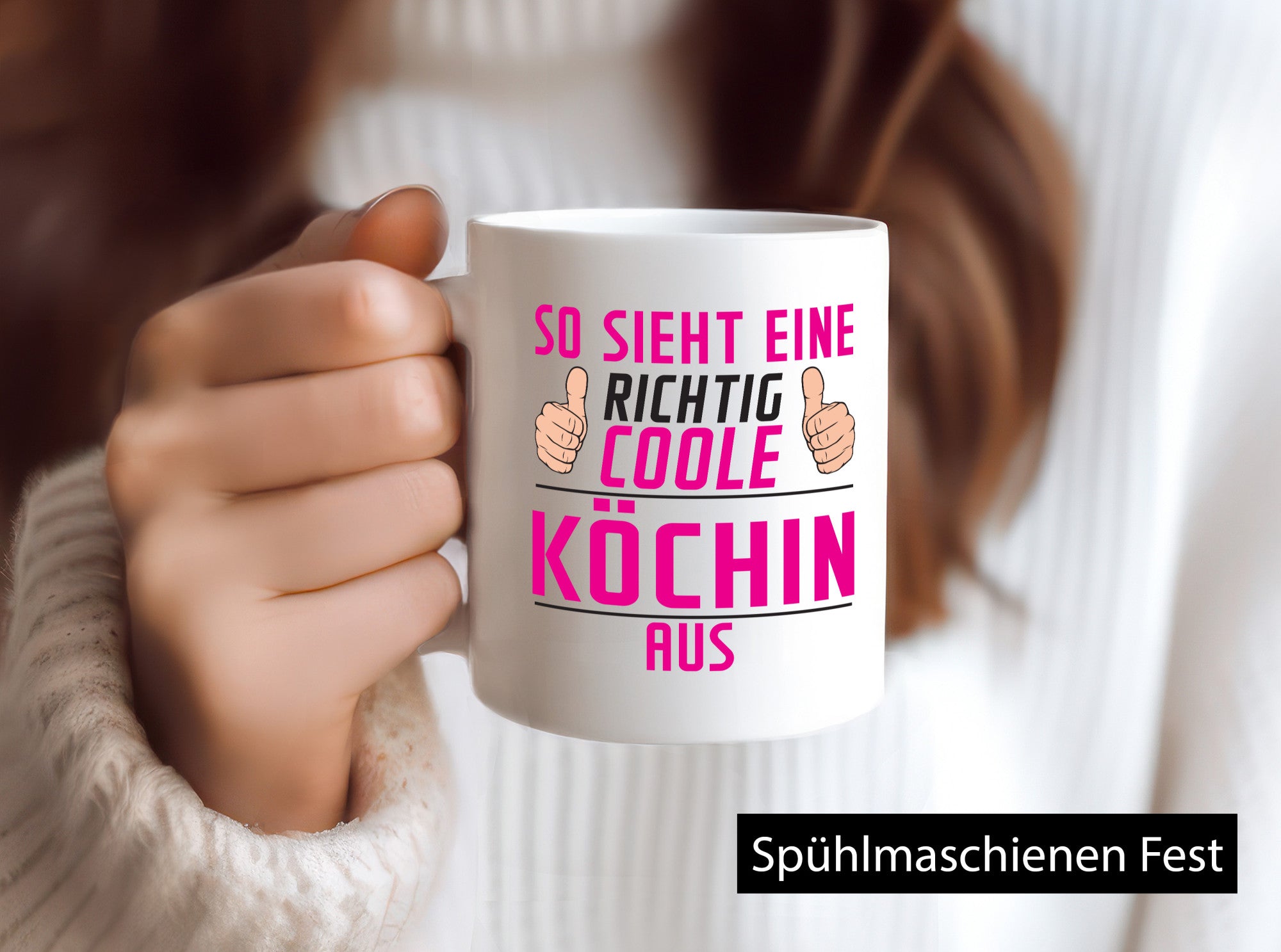 Richtig Coole Köchin | Chefköchin Chefkoch Geschenk Arbeit Kollegen Büro