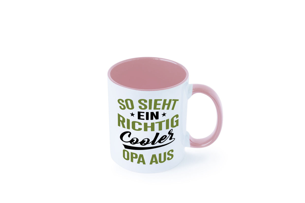So sieht ein richtig Cooler Opa aus | Großvater Geschenkidee Familie Humor Tasse