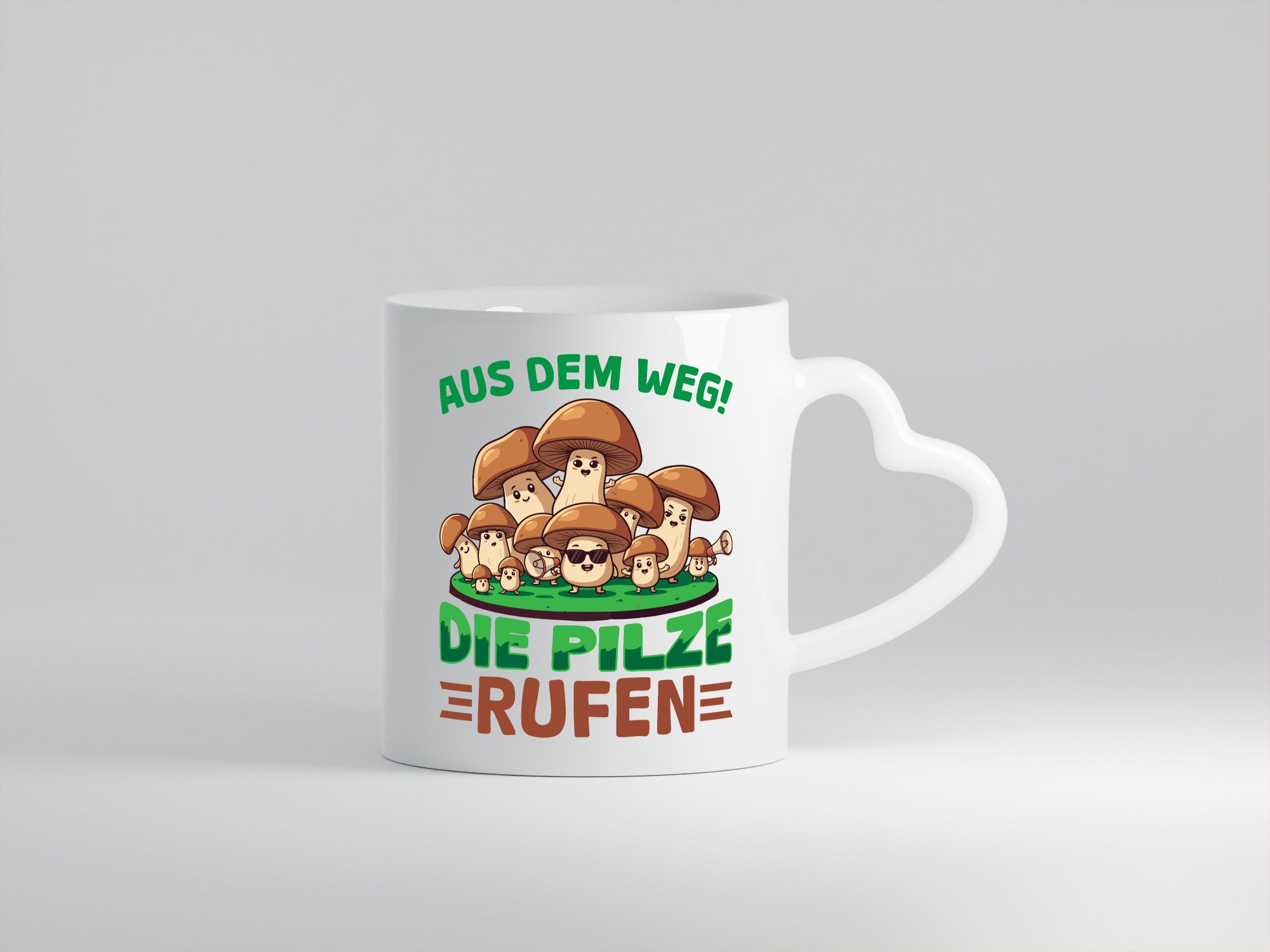 Aus dem weg die Pilze rufen | Pilzsammler v2 Geschenkidee Humor Tasse