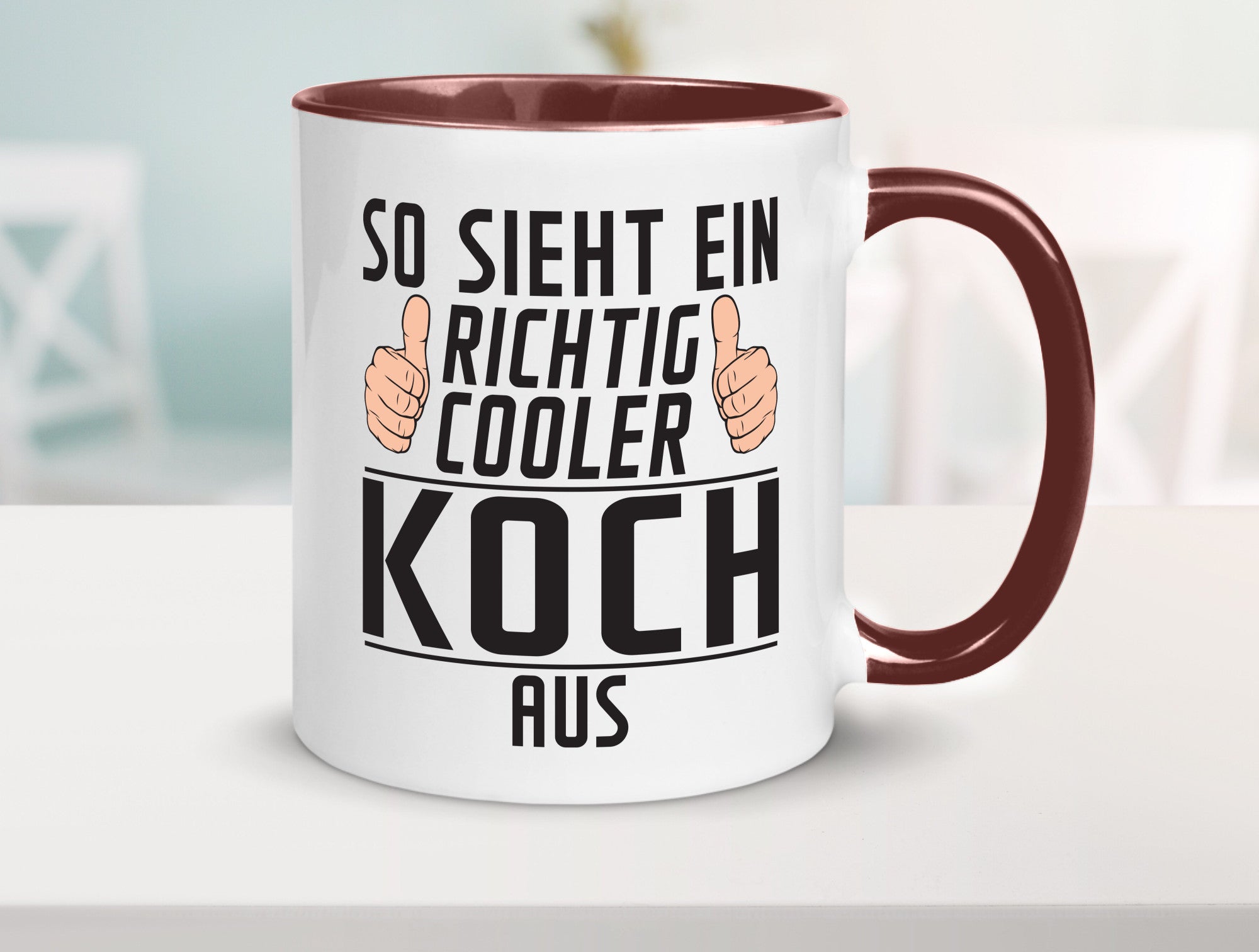 Richtig Cooler Koch | Chefkoch Humor Arbeit Kollegen Büro Geschenkidee Tasse