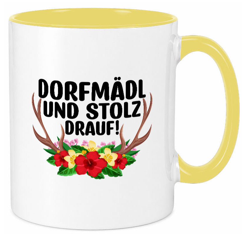 Dorfmädel und stolz drauf | Dorfkind Dorf v2 Geschenkidee Humor Tasse