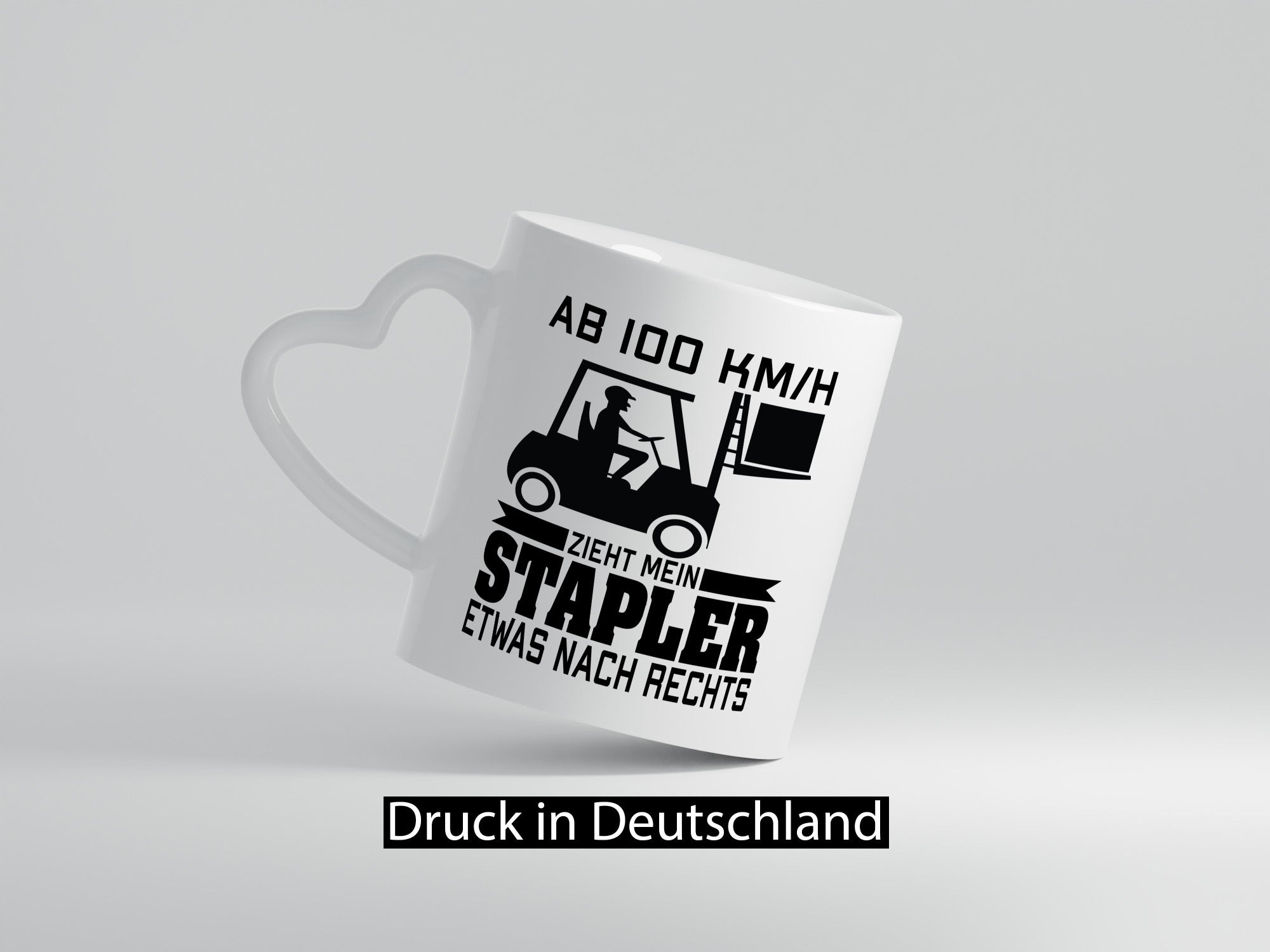 Mein Stapler zieht nach rechts | Staplerfahrer lustiger Spruch Geschenk Humor
