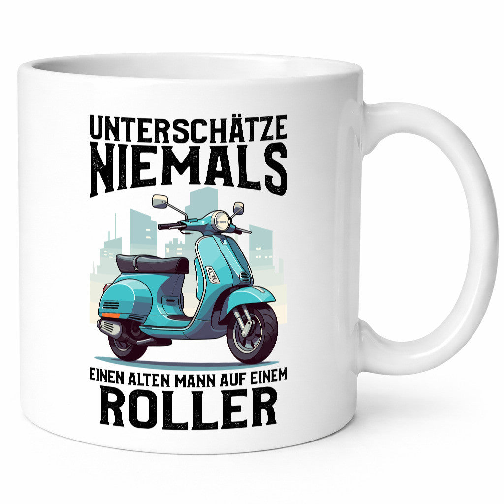 Unterschätze keinen alten mann auf dem Roller | Motorscooter v2 Geschenkidee