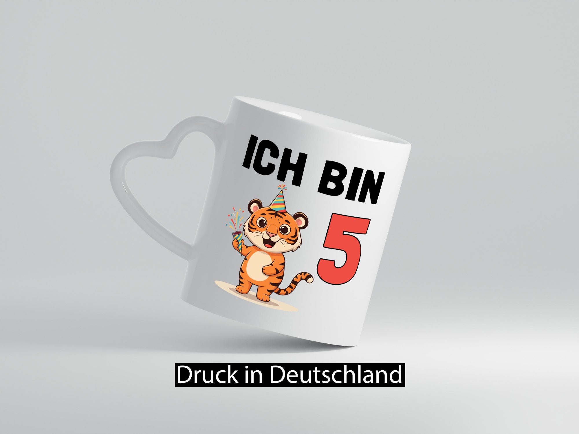 5. Geburtstag | 5 Jahre Tiger Geschenkidee Humor Tasse