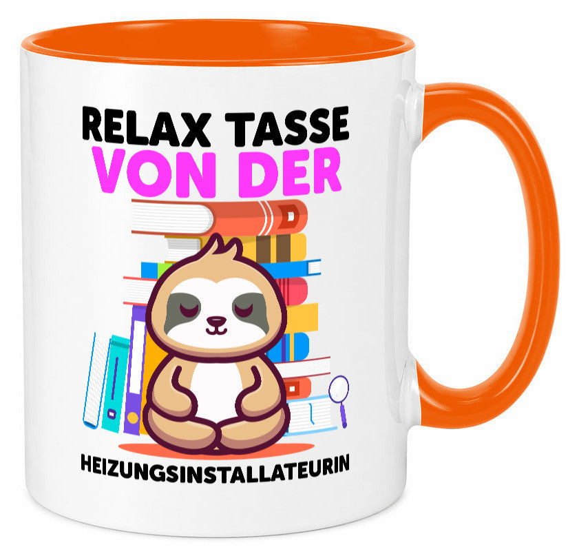 Relax Tasse: Heizungsinstallateurin | Heizung lustig Humor Geschenkidee