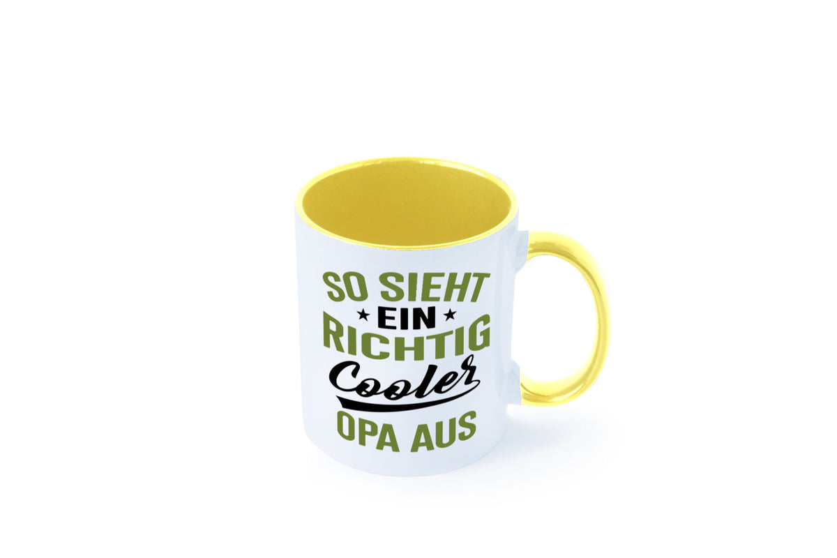 So sieht ein richtig Cooler Opa aus | Großvater Geschenkidee Familie Humor Tasse
