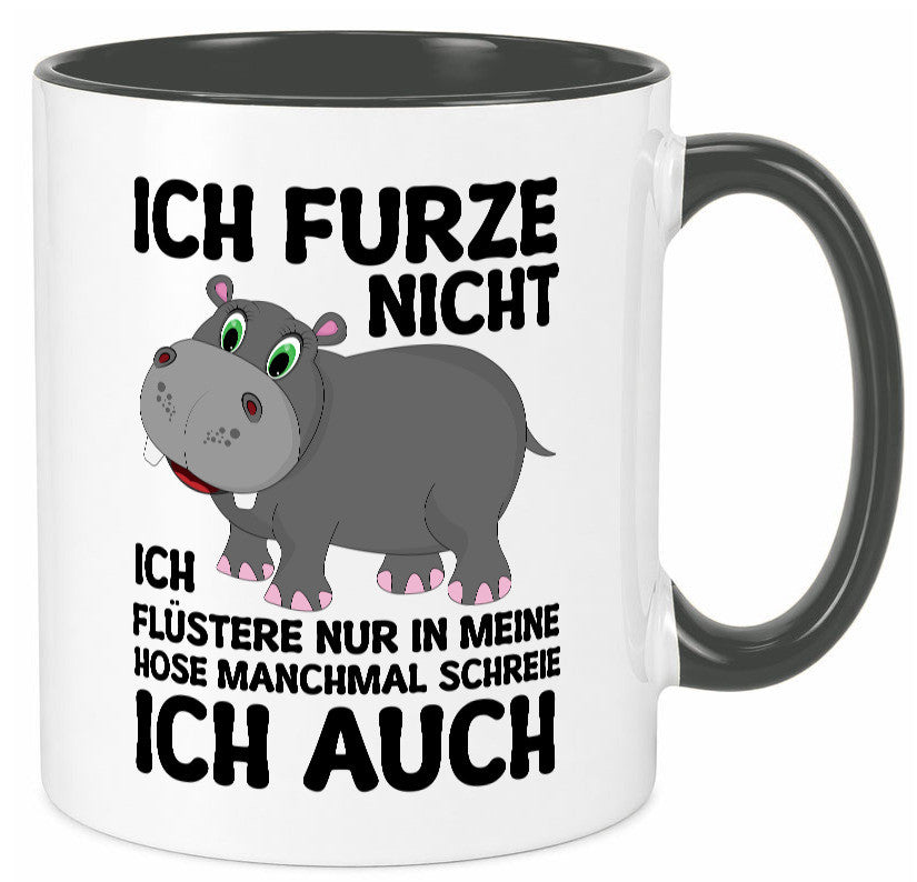 Ich furze nicht | furznilpferd v2 Humor Geschenkidee Tasse
