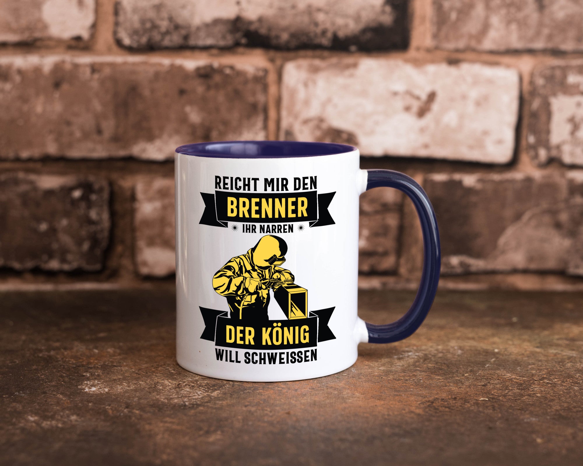 König will schweissen | Schweisser Sterne lustiger Spruch Geschenk Humor