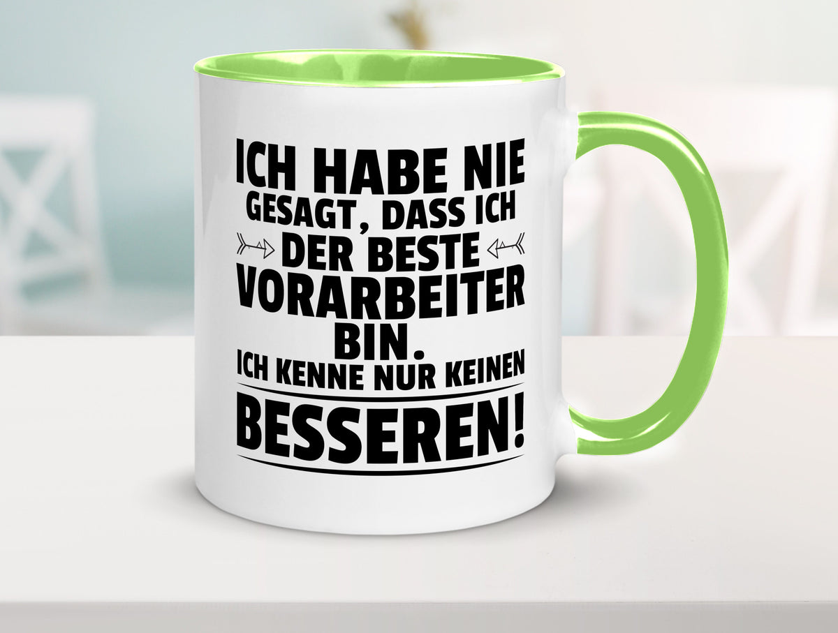 Der Beste Vorarbeiter | Kollege Teamleiter Humor Arbeit Kollegen Büro Tasse