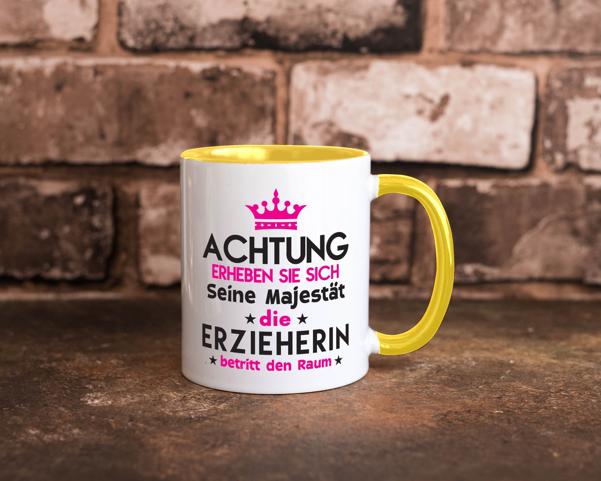 Seine Majestät Erzieherin | Pädagogin Schule Humor Geschenkidee Tasse