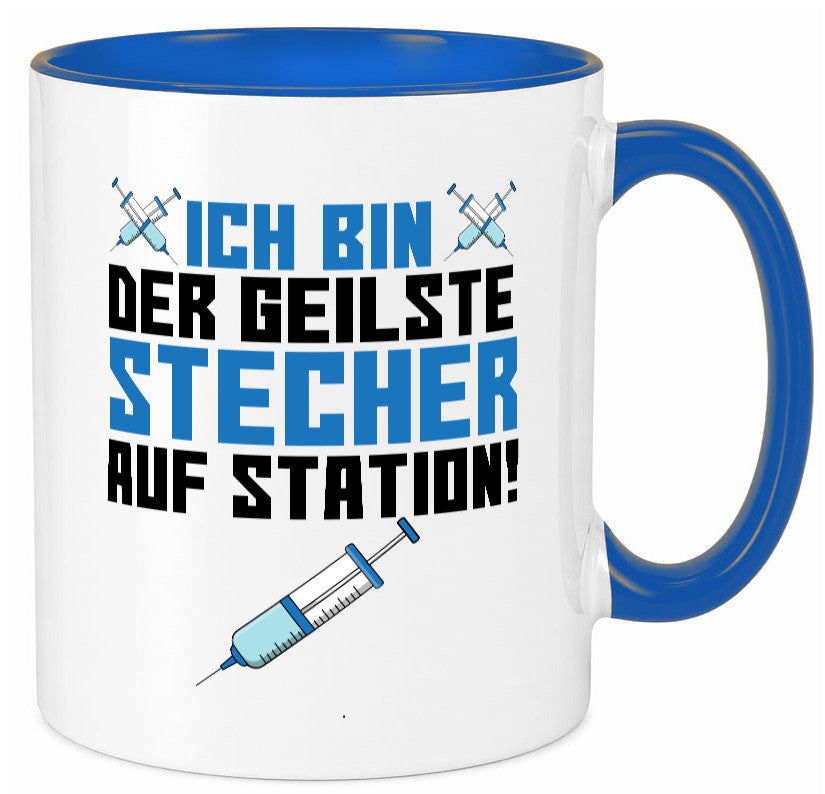Ich bin der geilste Stecher | Pfleger Arzt Spritze lustig Humor Geschenkidee