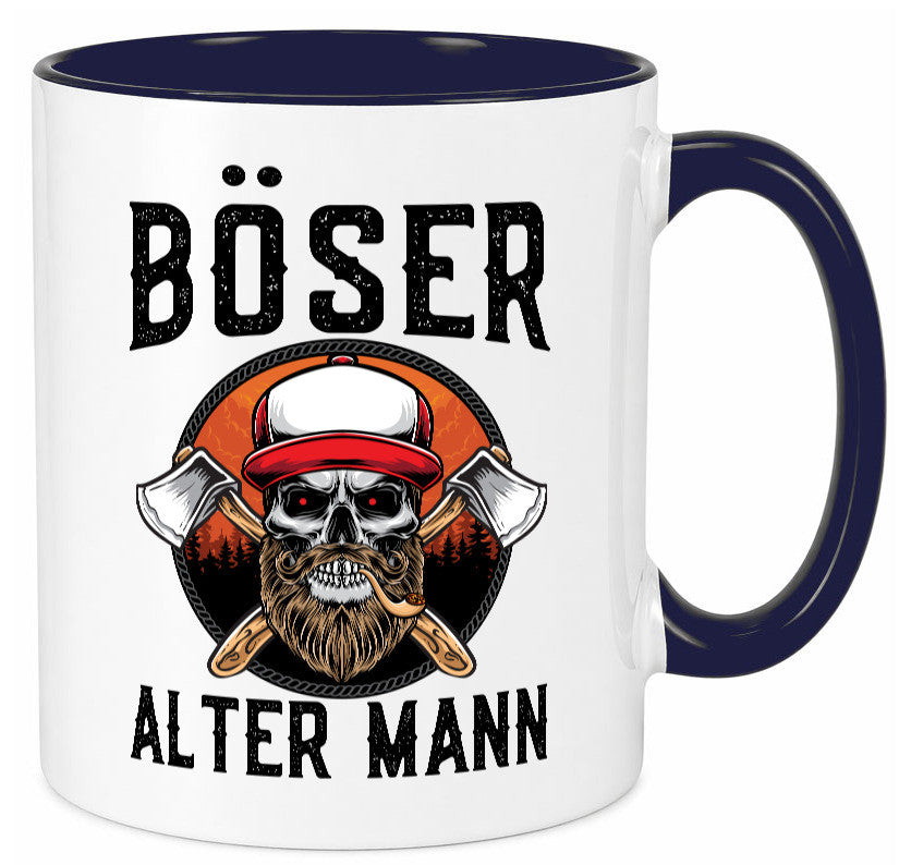 Böser alter Mann Humor Geschenkidee Tasse