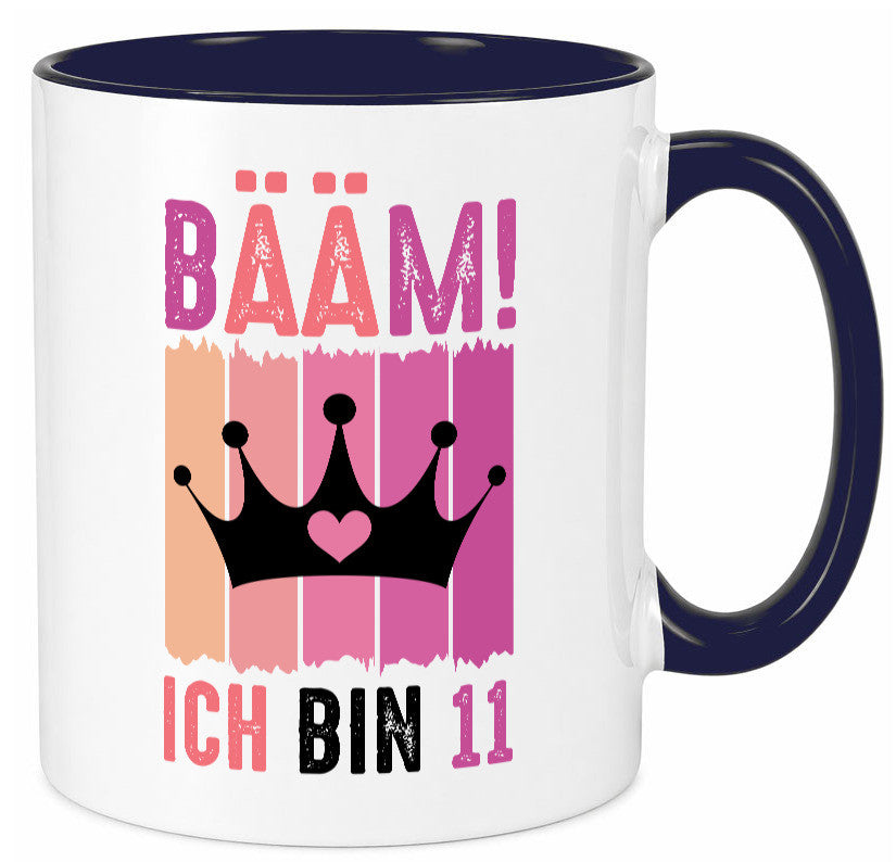 11. Geburtstag | 11 Jahre Bääm ich bin Krone Humor Geschenkidee Tasse