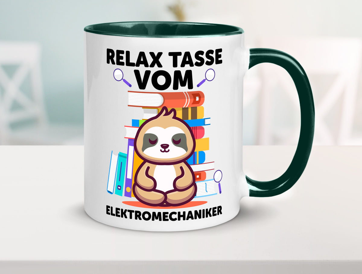 Relax Tasse: Elektromechaniker | Mechaniker Geschenk Humor Geschenkidee