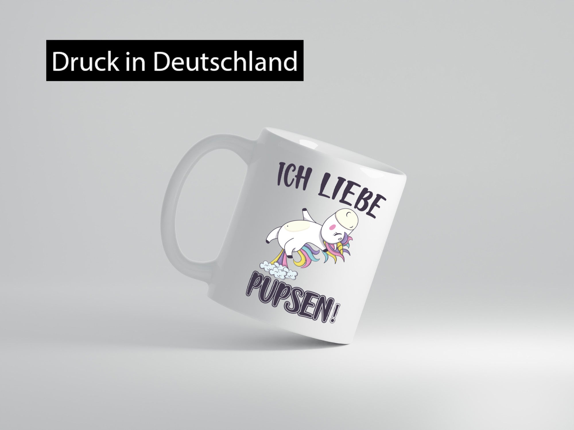Ich liebe Pupsen v2 Geschenkidee Humor Tasse