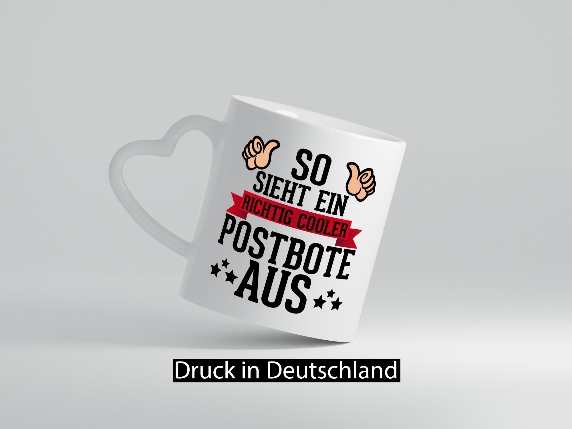 Richtig cooler Postbote | Daumen hoch Paketdienst Kurier Geschenkidee Humor