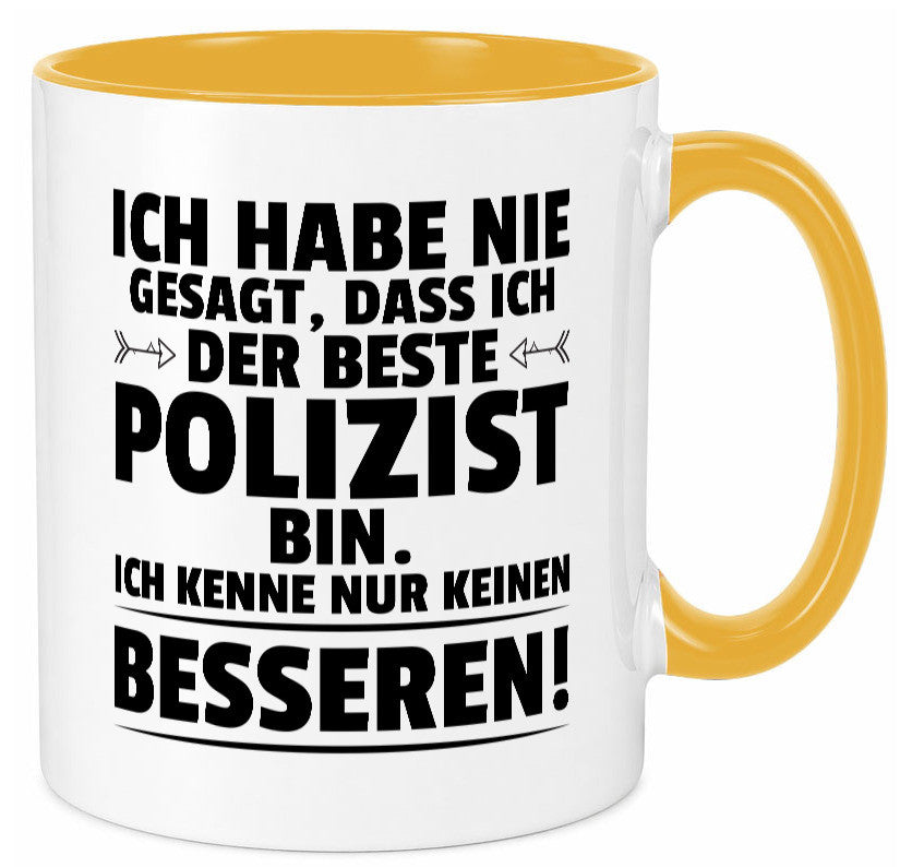 Der Beste Polizist | Polizei Humor Geschenkidee Tasse