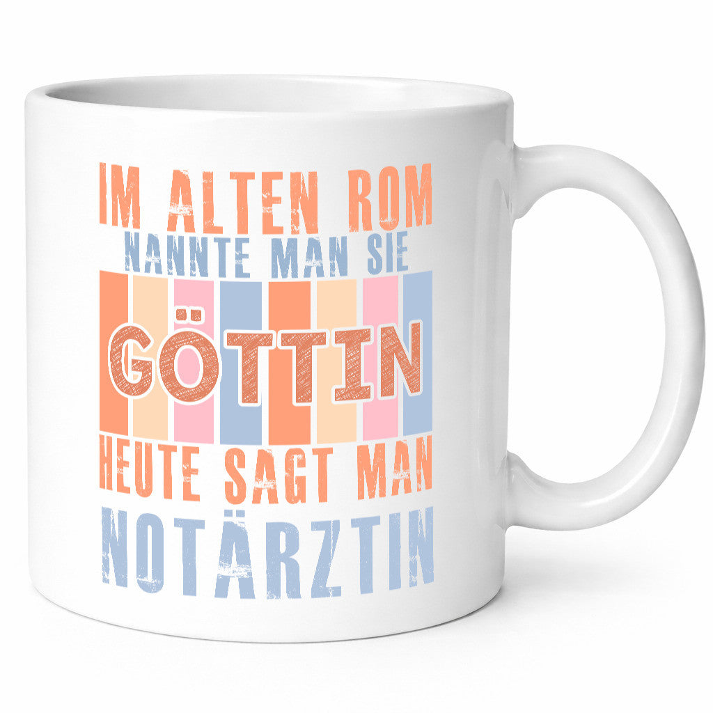Heute sagt man: Notärztin | Ärztin lustig Humor Geschenkidee Geschenk Tasse
