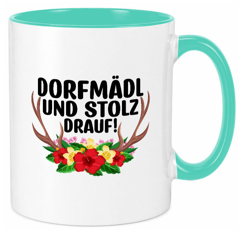 Dorfmädel und stolz drauf | Dorfkind Dorf v2 Geschenkidee Humor Tasse