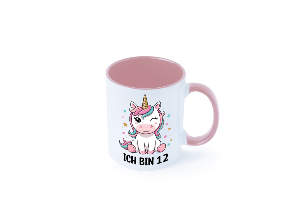 12. Geburtstag | 12 Jahre Einhorn Mädchen lustig Geschenkidee Geschenk Tasse