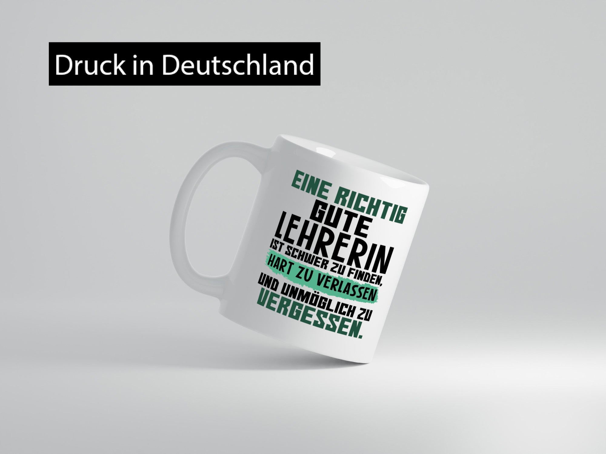 Richtig gute Lehrerin | Lehrer Tasse Abschied lustiger Spruch Geschenk Humor