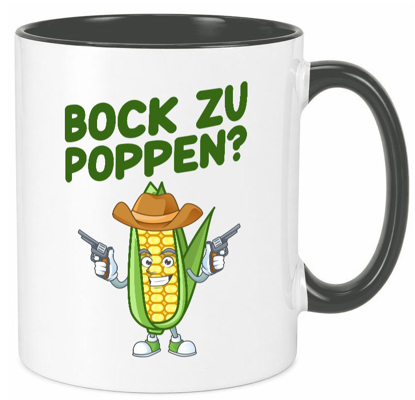 Bock auf Poppen | Mais Lustig Geschenk Humor Geschenkidee lustiger Spruch Tasse