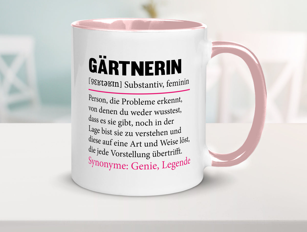 Gärtnerin | lustig Gartenbau Beruf Spruch Geschenk Arbeit Kollegen Büro Tasse