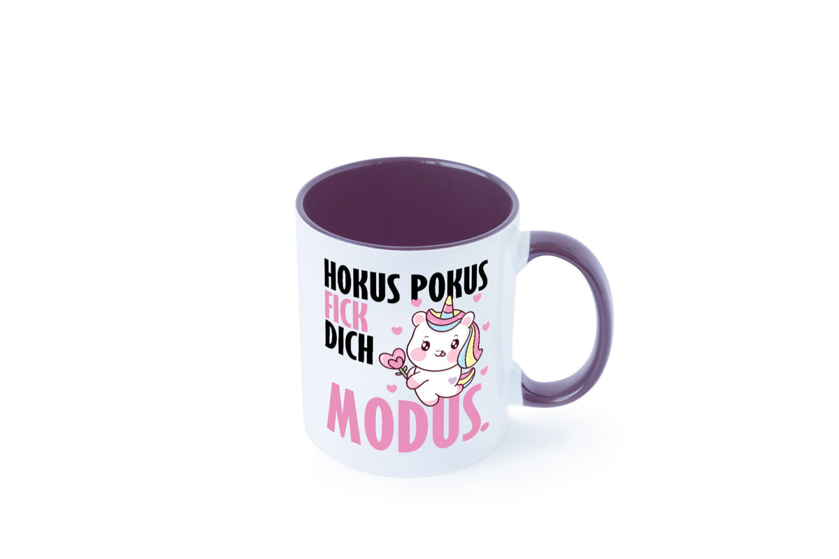 Hokus Pokus lustiger Spruch Geschenk Humor Geschenkidee Tasse